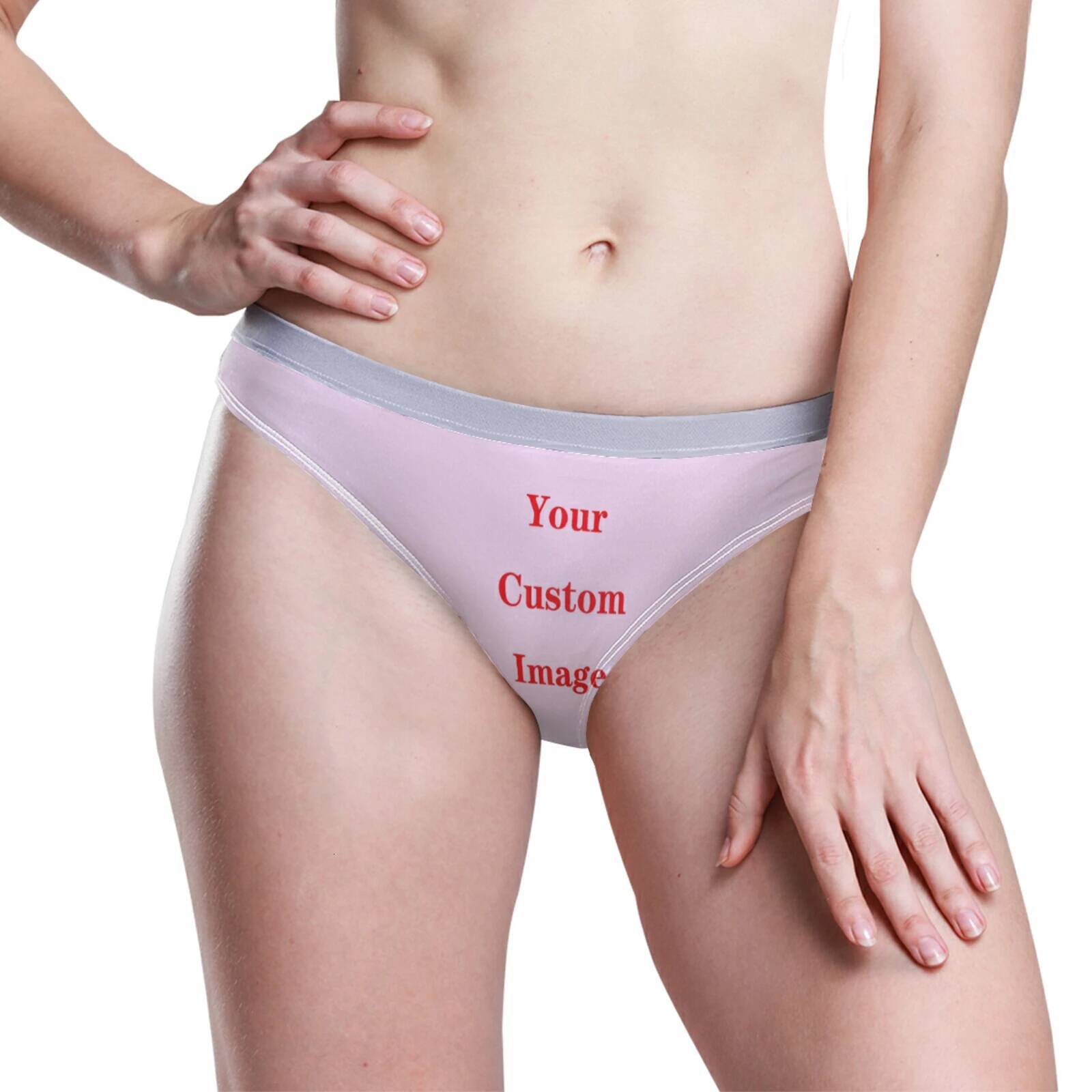 New Custom pattern Cotton Panties for Women Sexy Low Rise Briefs Female Seamless Underwear Girls Big Size Intimates Lingerie