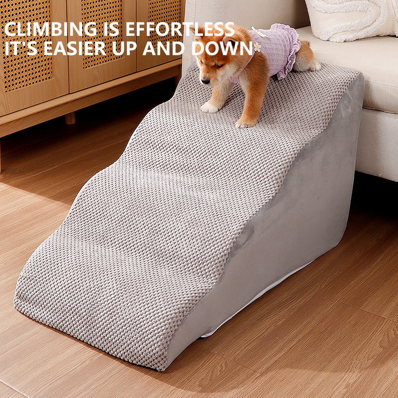 Dog steps for puppies, multi-level optional dog stairs ramp for bed, non-slip pet steps, removable and washable sofa bed ladder for injured dogs, olde