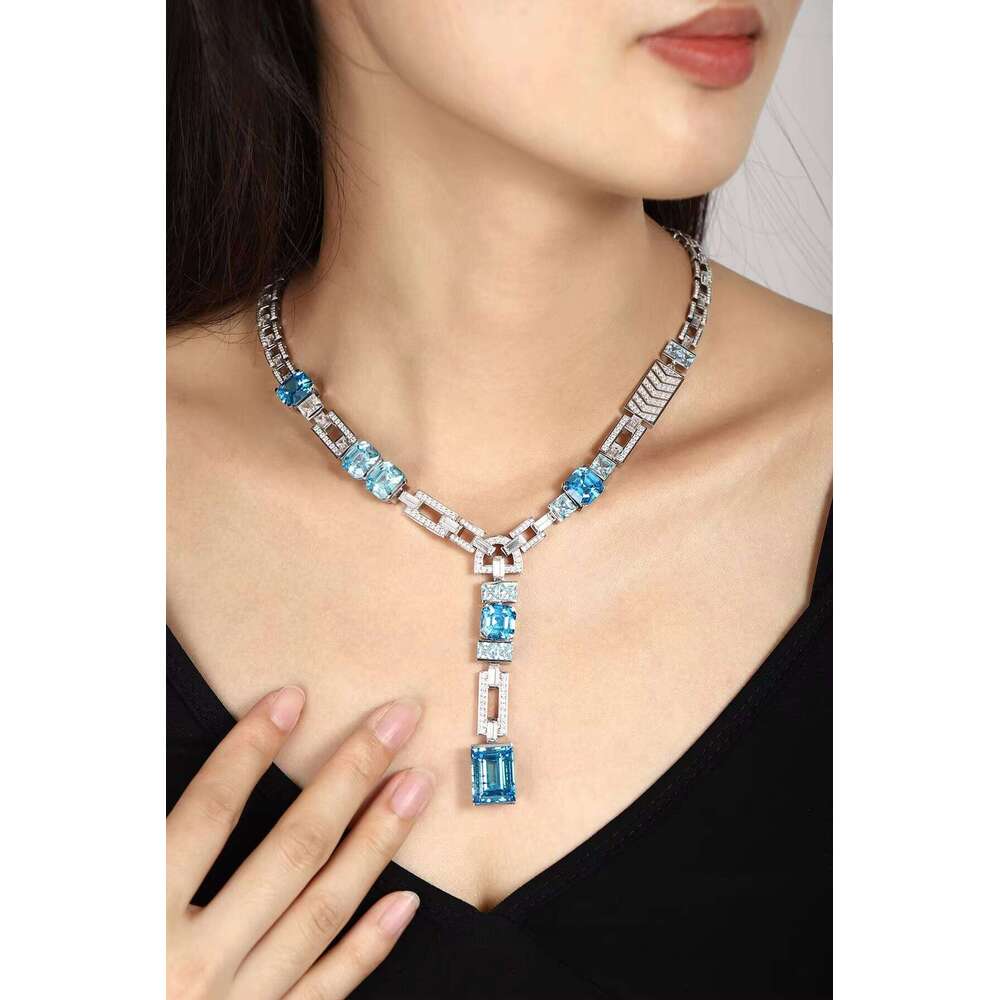 Cultivate Moissanite Material for Customizable Ladies' Necklaces of High Quality Customized Necklace Chain