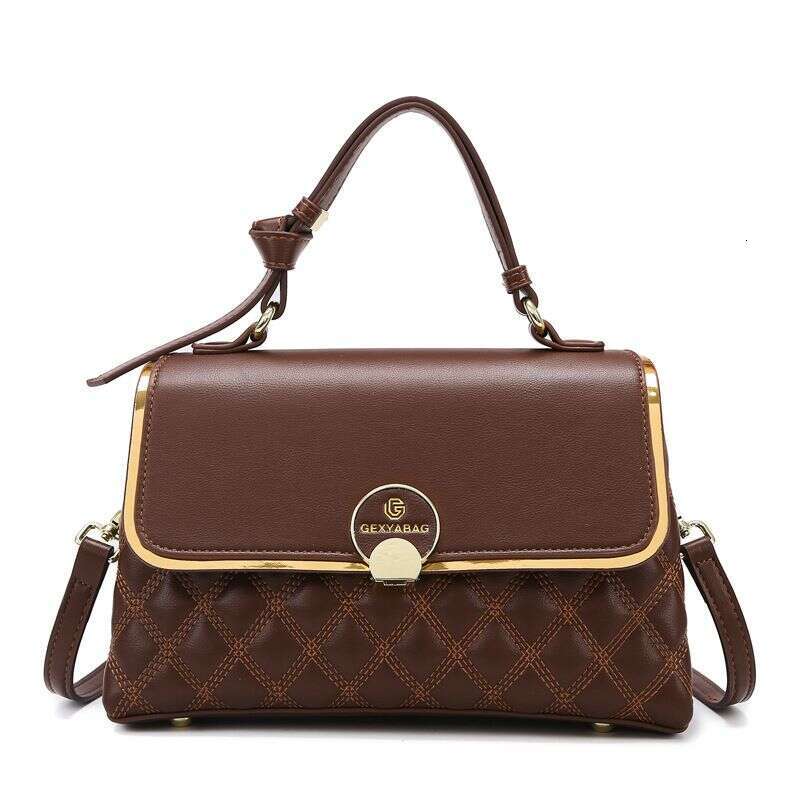 Bags High-End Large-Capacity Dia-Patterned Ladies' Handbags Spring Women's Versatile Messenger Bags