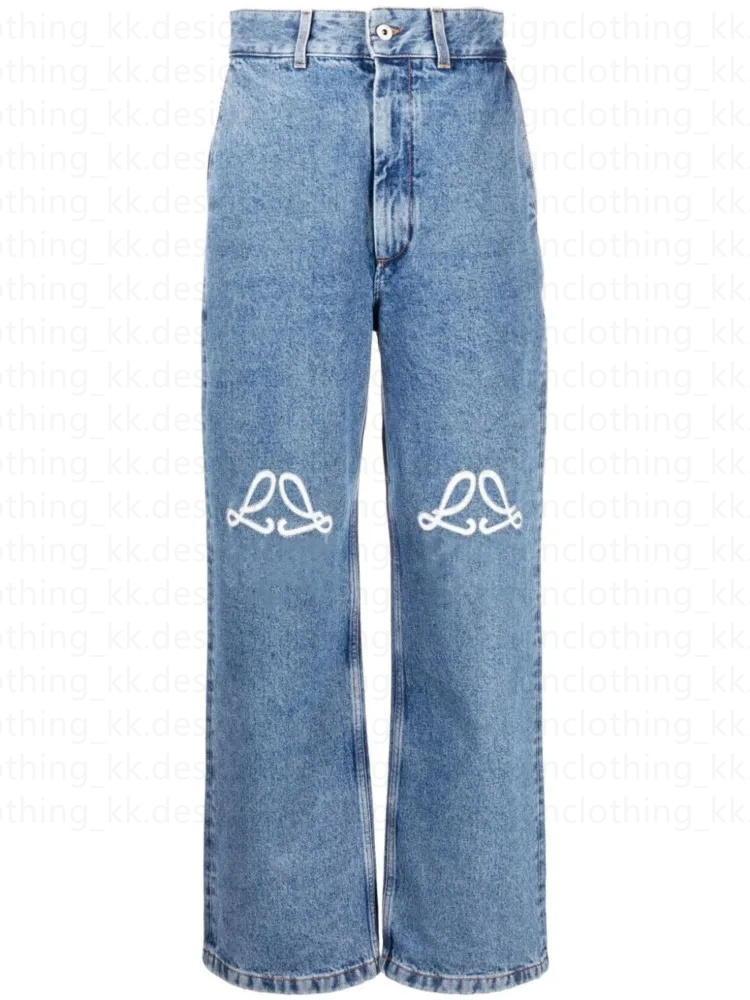 mens jeans Designer blue denim pants luxury brand letters embroidered logo classic denim straight pants high-end custom fashion denim pants for women XS-5XL