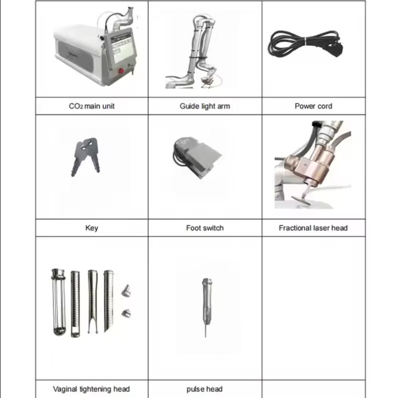 Professional CO2 Fractional Laser 4D Photon Beauty Machine for Acne Scars Wrinkle Removal and Stretch Mark Repair Salon Use