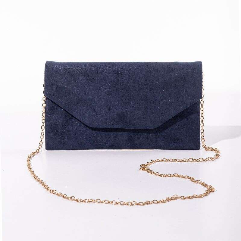Women's Bags New Glitter Suede Evening Magnetic Buckle Chain Envelope Change Mobile Phone Messenger Bag In Stock