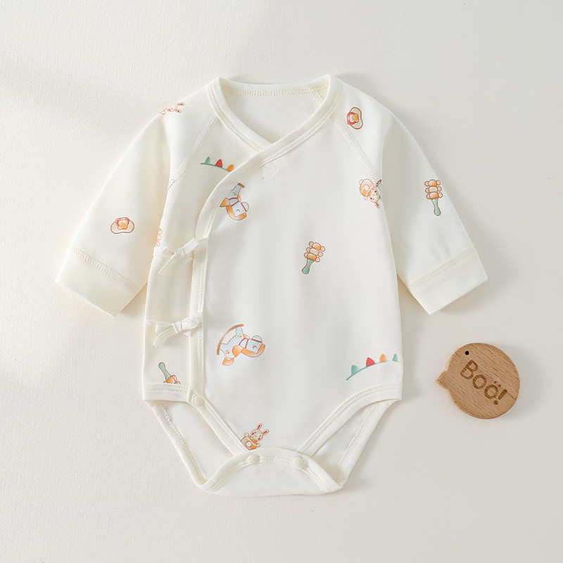 Soft and Comfortable Bulk Purchase Option Kids' Triangle Knot Romper