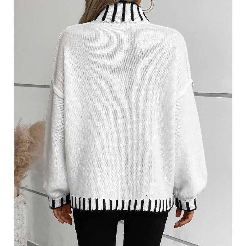 Spring Casual Long Sleeved Pullover Sweaters Women Fashion Retro Round Neck Knitted Tops Female Z250905