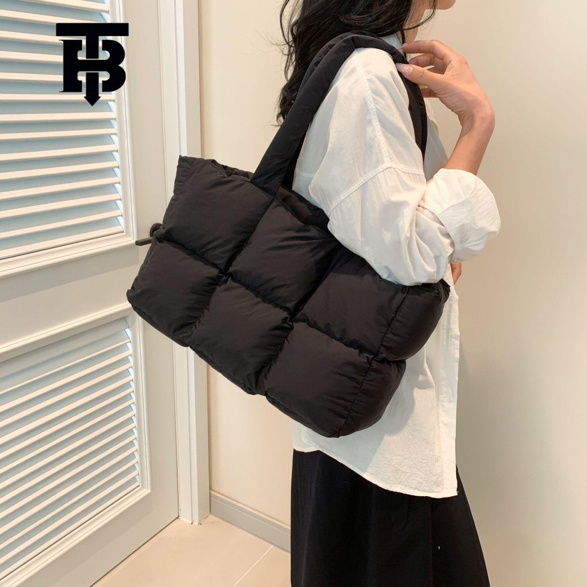 Luxury Bag TB BHULAMTE Designer Bag Large Capacity Casual Shoulder Underarm Bag Down Jacket Bag Fashion Versatile Cloud Tote Bag Puff Bag Wholesale
