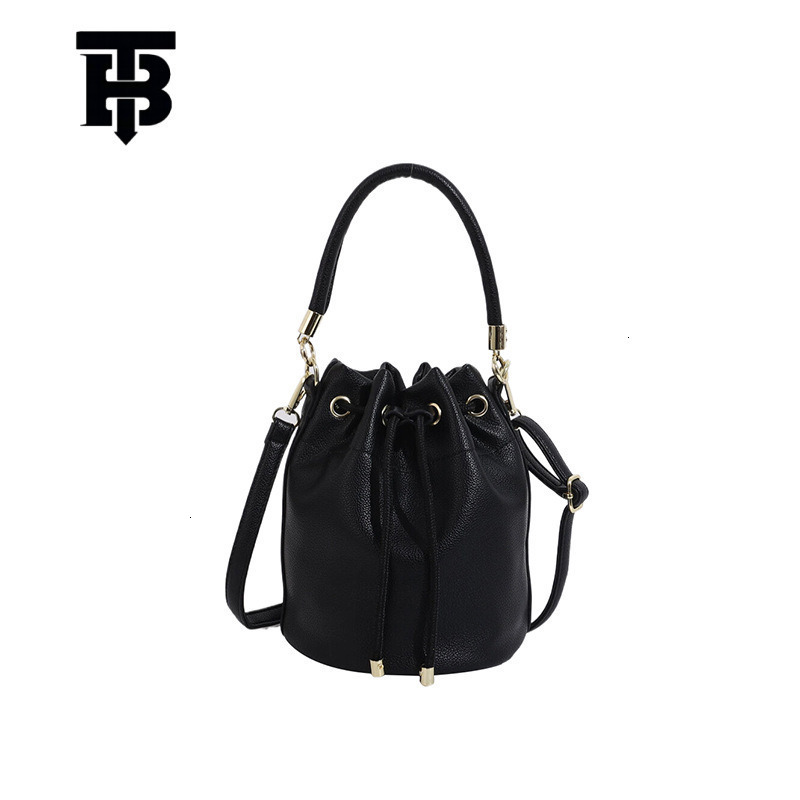TB BHULAMTE Designer Bag 2025 Spring Luxury Bag New Women's Fashion Versatile Solid Color Bucket Bag Korean Style Trendy Simple Shoulder Crossbod
