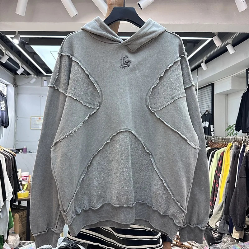 Reverse process solid color hoodie 250815