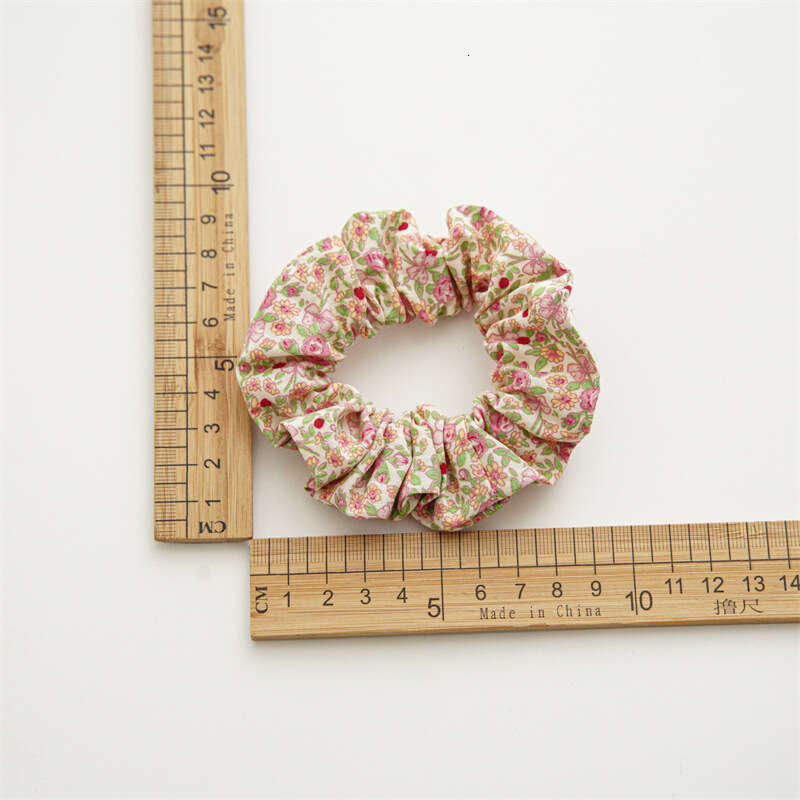 DHpet New Pure Cotton Printed Chunky Elastic Hair Ties for Cross - border Sales