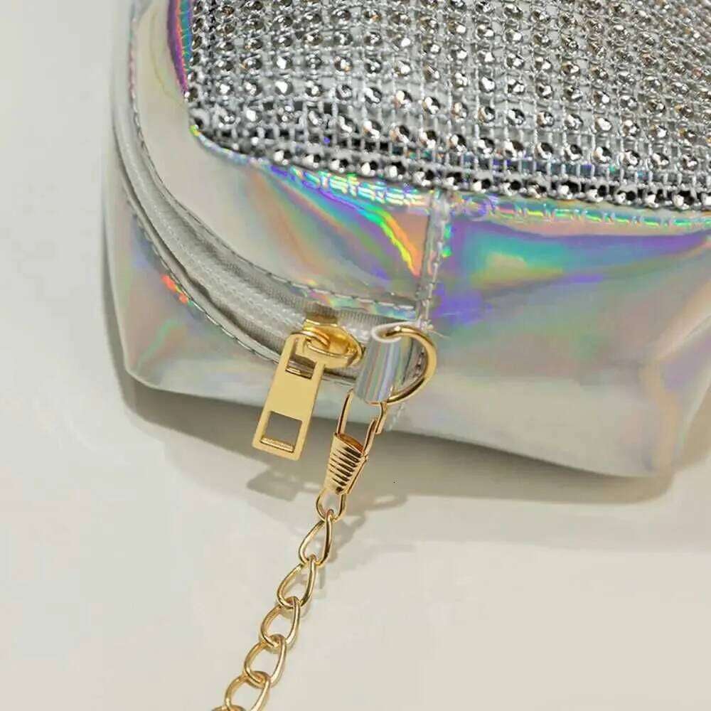 Sparkly Rhie Clutch Bg Evening Handbag Chain Shoulder Bag Y241019
