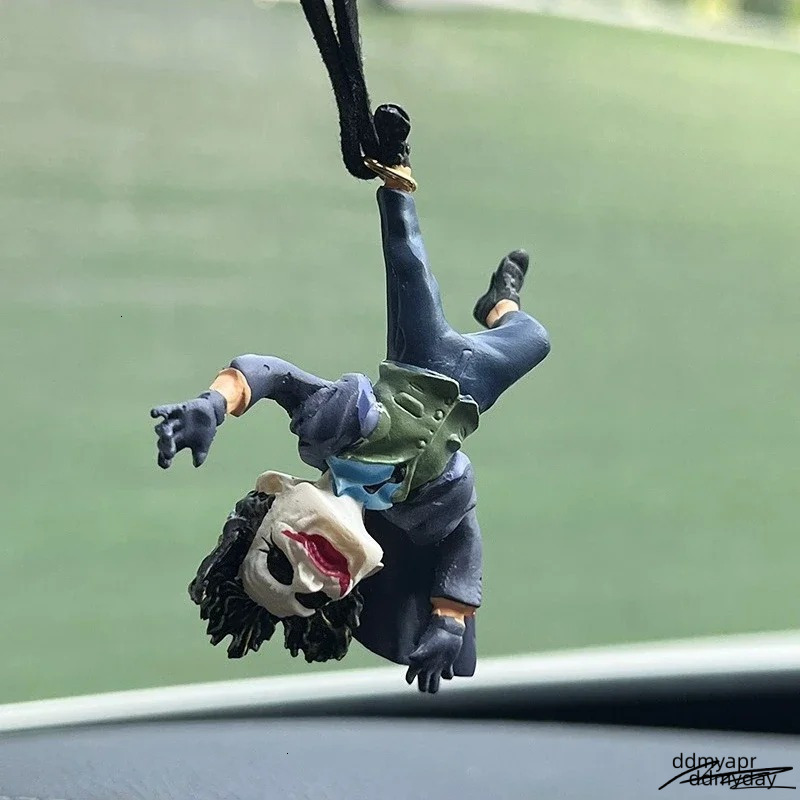 Car Pendant The Joker Hanging ddmyday Acrobatic Clown Anime Figure Ornaments Auto Ddmyday Rearview Mirror Interior Decoration Accessories Gifts