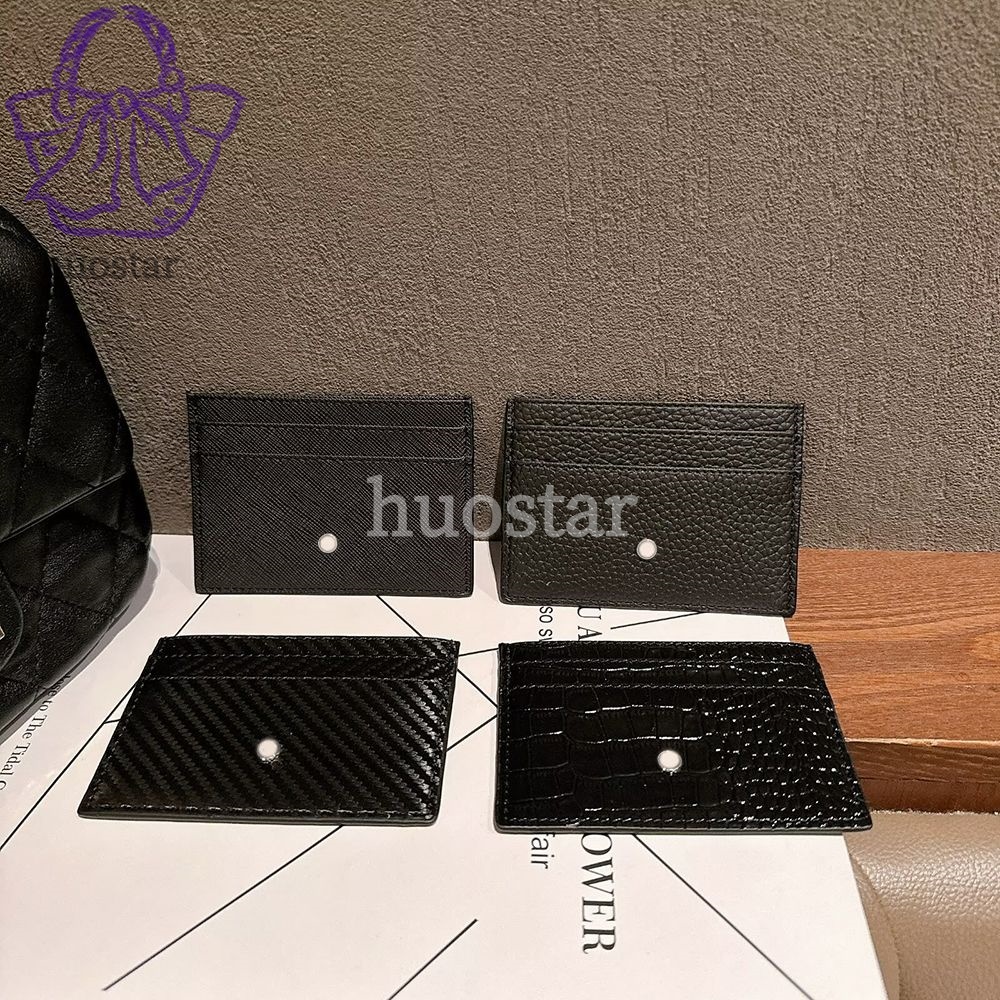 Card Holders Genuine Cow Leather ID Holder Fashion Business Classic Bank Sleeve Gift Slim Multi Men Women Case