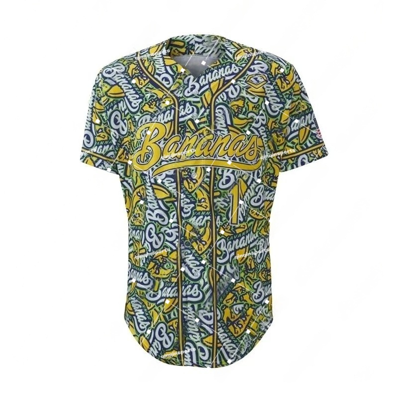 Savannah Bananas baseball jerseys Custom Any Name Number Mens Womens Mix Order Youth S-XXXL