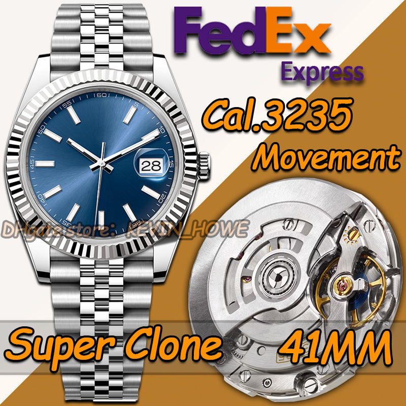 Men Watches Men Designer Watch Top Quality Date Just 41MM Super Clean Factory Luxury Watch Automatic Cal.3235 Movement Sapphire Luminous Diving Sapphire 10ATM Watch