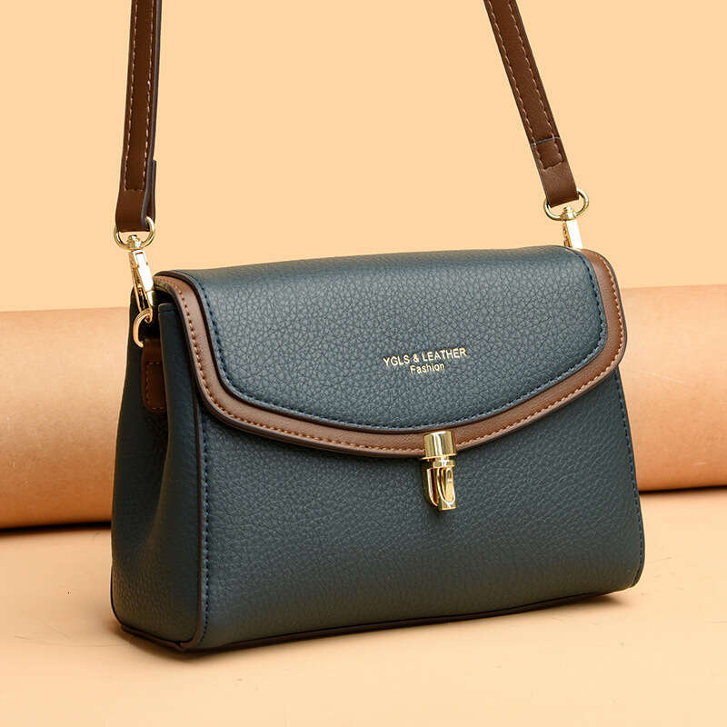 2025 New Fashion Small Crossbody Spring Summer Soft Leather Shoulder Women's Bag with Lock Design