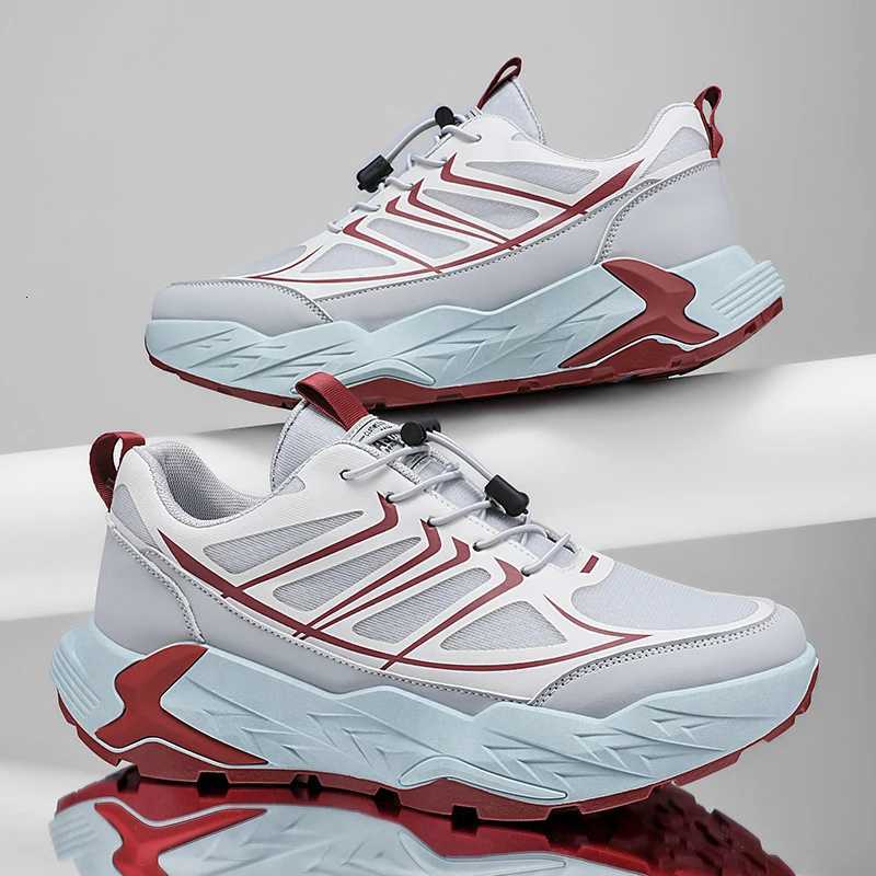 Mens Comfortable ThickSoled Heightening Sports and Leisure Outdoor NonSlip WearResistant Travel Hiking Shoes Z250905