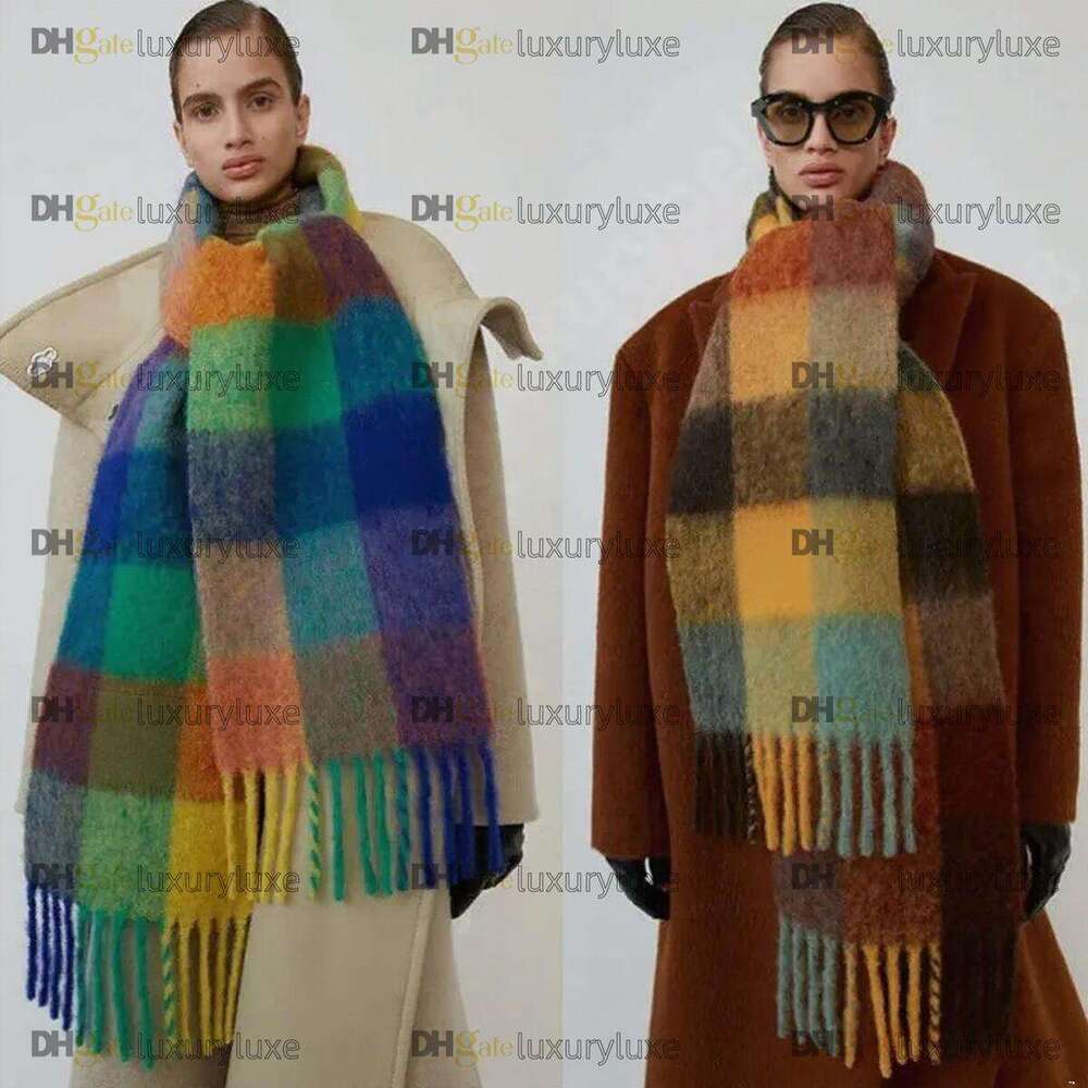 designer scarf Brand Cashmere Winter Scarf Scarves Blanket Women Type Colour Chequered Tassel Imitated Size 210*38cm