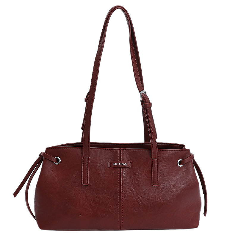 Designer Women's Handbag 2025 New Vintage Large Capacity Commuter Bag Casual Crossbody Bag