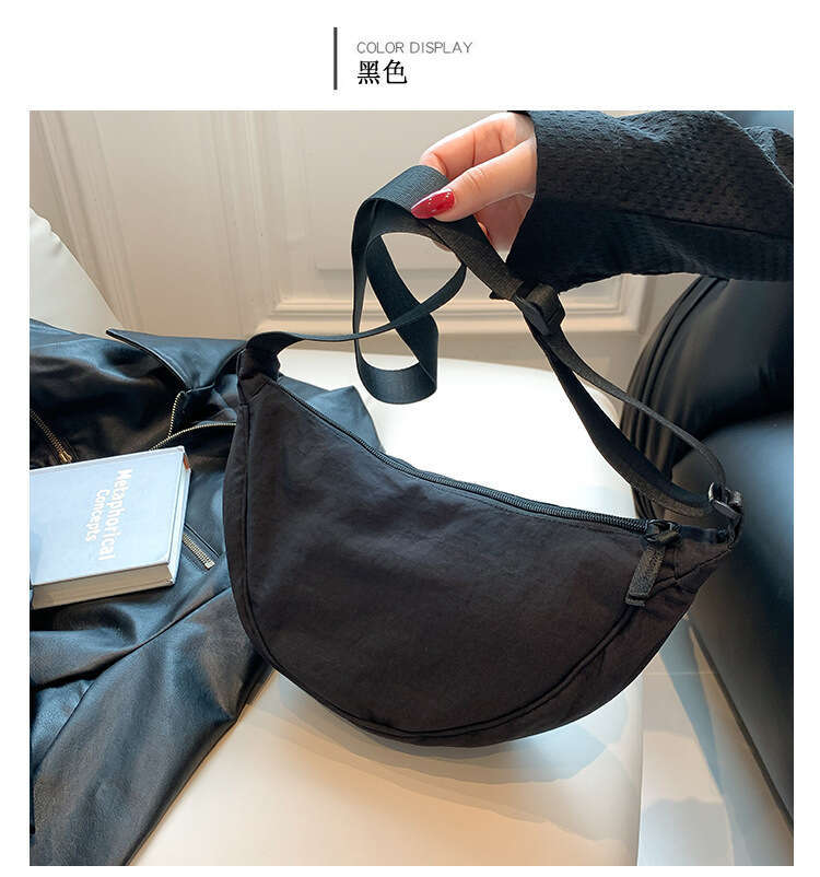 U Home Same Style Versatile Crossbody Dumpling Travel 2024 Spring New Single Shoulder Bag with Silk Cotton