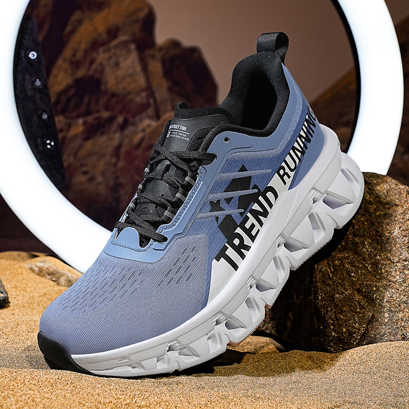 Men's sports shoes 2025 new style breathable mesh hiking and running shoes shock-absorbing casual shoes Size 39-45 Free Shipping