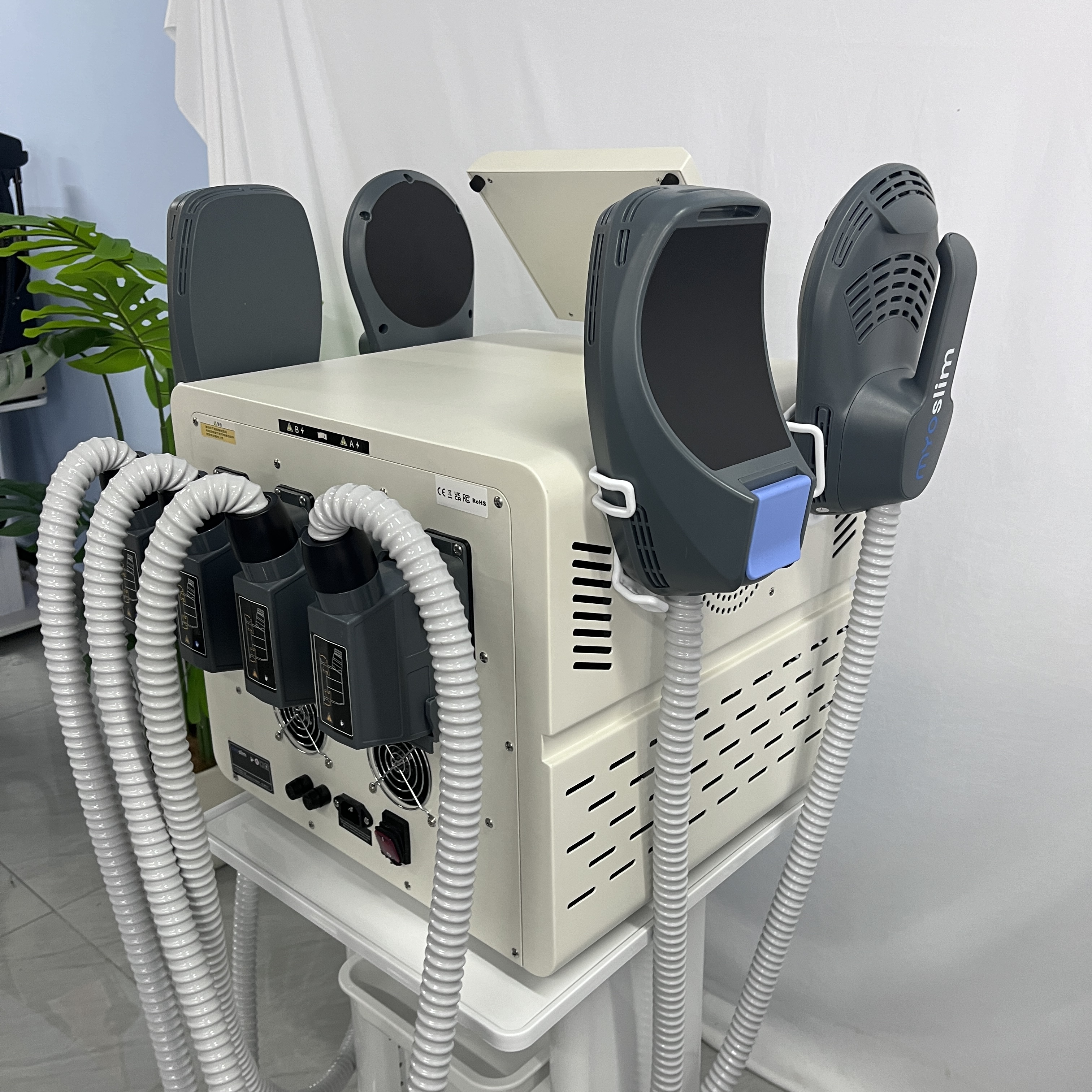 Professional 6500W EMS Machine - Deep Tissue Electromagnetic Stimulator for Rapid Fat Burning & Body Slimming