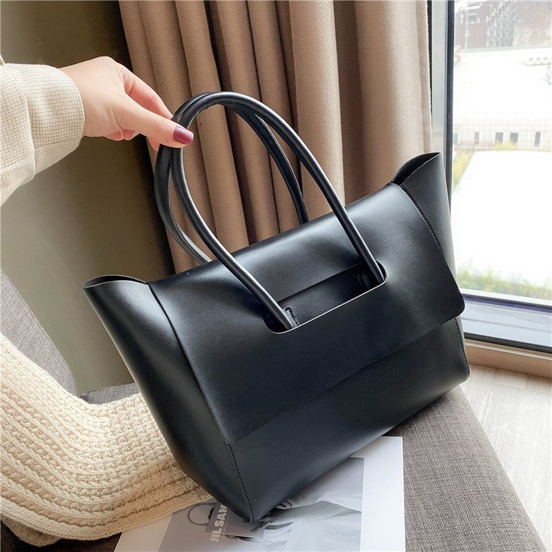 Fashion Women Bag Spacious Retro Tote Bag New Arrival Premium Quality Versatile Handbag Free Shipping Black Brown White