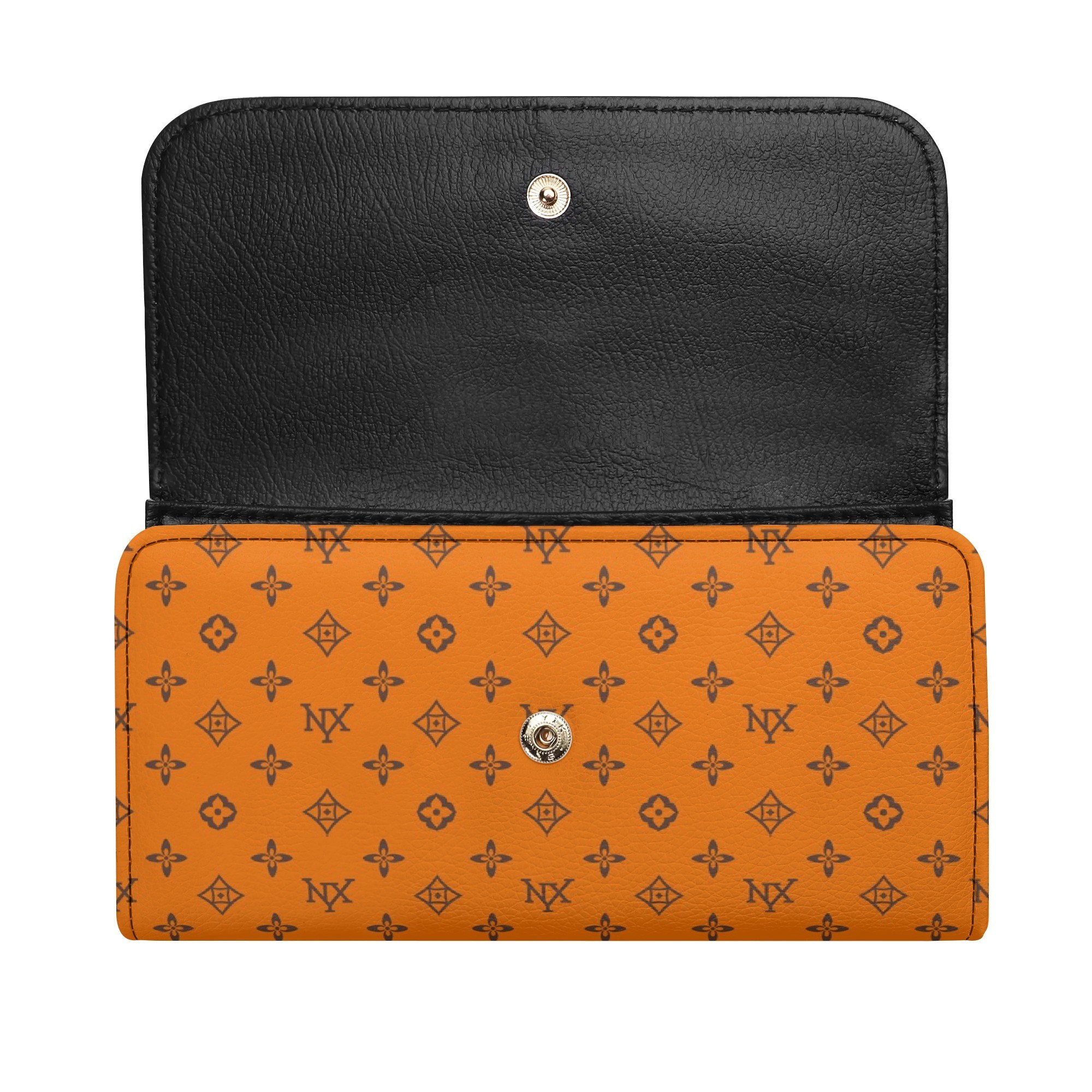 NXY Clutch Long Wallet Litchi Texture Three Fold Large Capacity Wallet Stylish and Functional Long Wallet for Women Elegant and Versatile Clutch Walle