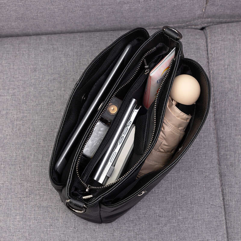 Pure Cowhide Handbag 2025 New Fashion Genuine Women's Simple Elegant Soft Leather Shell Single Shoulder Crossbody Bag