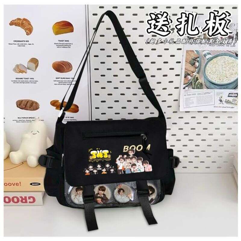 Times Youth League Crossbody Boys Girls, Large Capacity Tutoring for Primary and Secondary School Students, High-Value Lightweight Versatile Pain Bag