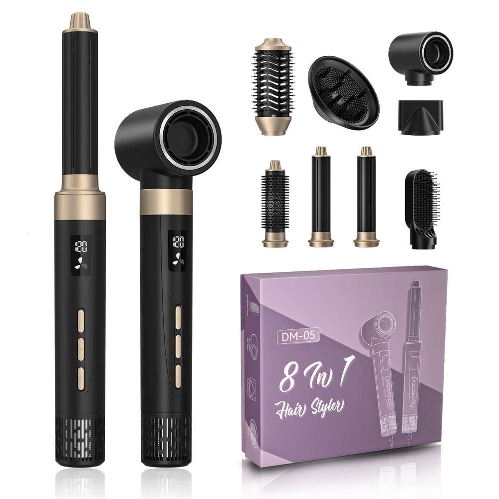 Designer Brand High Speed Multi Function Head Replacement Electric Brushless Hair Dryer Straight Curling Iron Hot Air