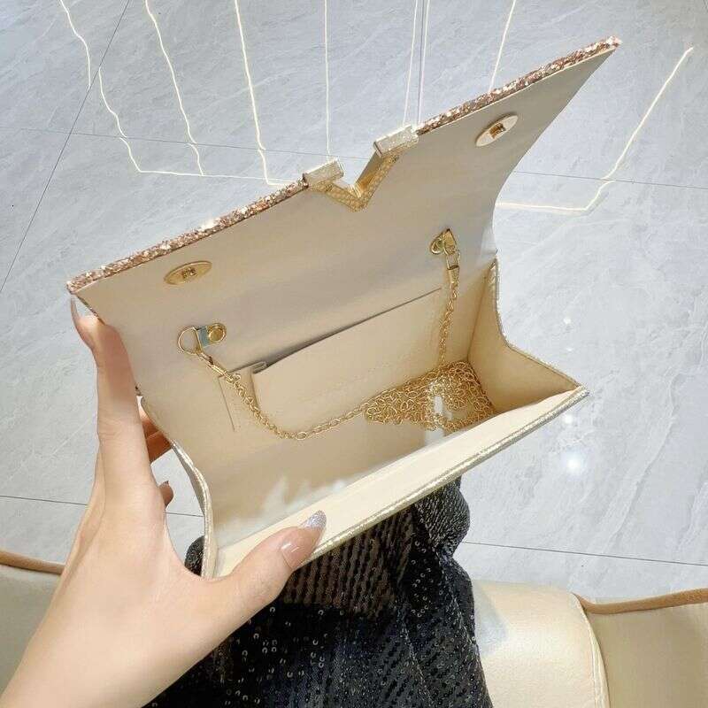 New Glitter Handbag Wedding Bridesmaid Dress Ladies Crossbody Bag