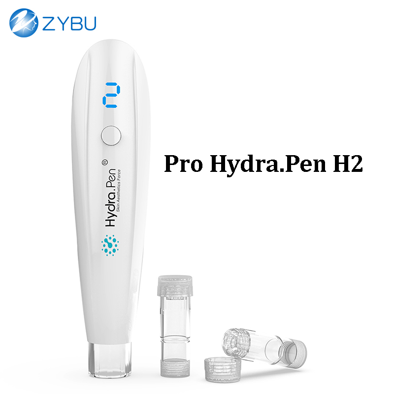 Wireless Hydra Pen H2 with Auto-Rolling Needle 12Pins 0.5mm Cartridges for Home Spa Face Treatment Skin Care Dermapen MTS Tools
