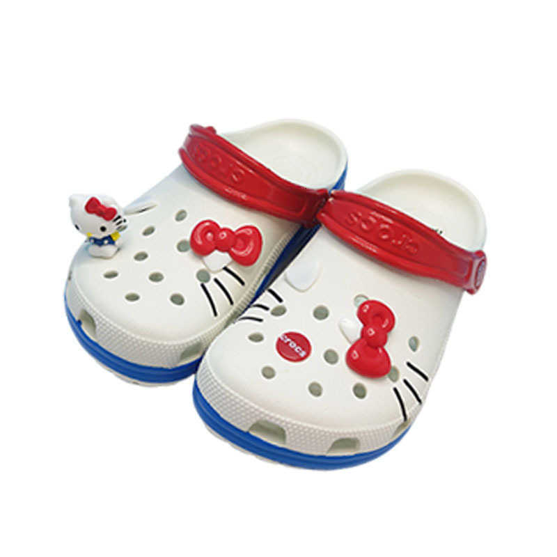 New Cartoon Hello Kitty Melody Cinnamoroll Slippers Summer Cute Indoor Thick Bottom Non Slip For Hole Shoes Home Sandals Gift w250718