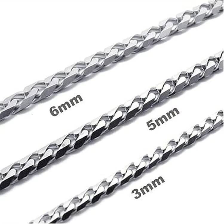 GZYS JEWELRY Wholesale Hip Hop Jewelry Precision Polishing Stainless Steel Necklace Miami Cuban Link Chain