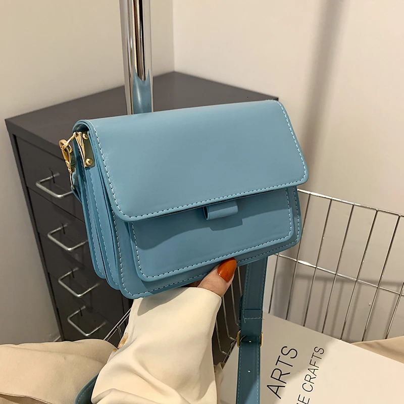 Fashion Womens Small Crossbody Bag Lightweight PU Leather Messenger Bag Flap Handbag Purse Summer Travel Bag for Female 250903