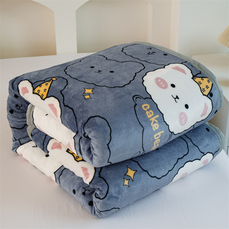Free shipping fashionable and comfortable plush blanket Falei velvet coral milk velvets blanket wrapped sofa blanket office nap cover blanket