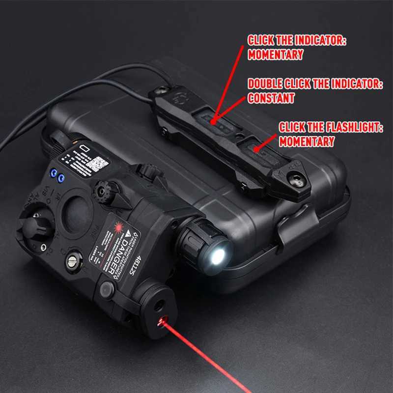 WADSN peq15 laser indicator PEQ 15 Set Green laser box flashlight dual control rat tail tactical flashlight Scout LightXJ250905