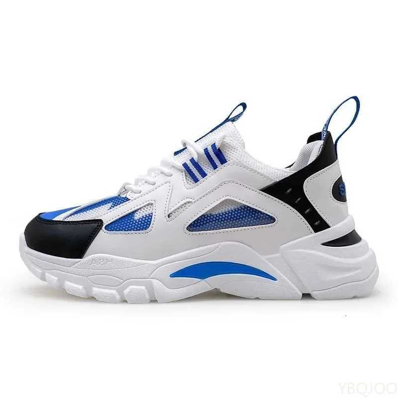 New Mens Shoes Spring Autumn Breathable Mesh Shoes Thick Soled Height Increasing Shoes Mens Versatile Trendy Sports Shoes Z250905