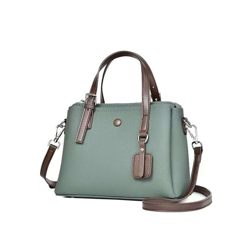 High-end Single Shoulder Crossbody Bag Genuine Leather Women's Fashion Versatile Large Capacity Top Layer Cowhide Handbag