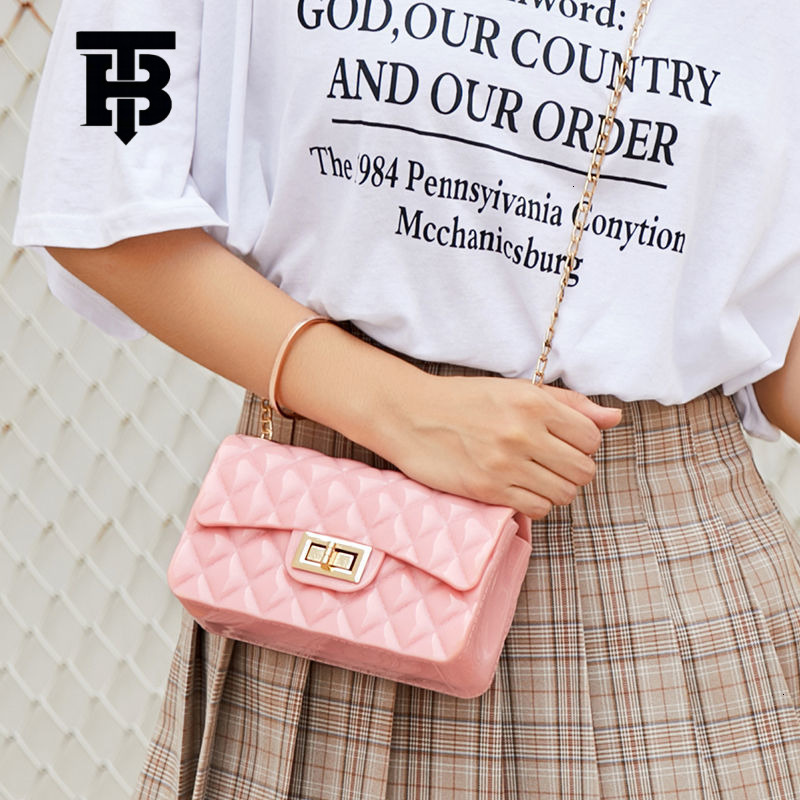 TB BHULAMTE Designer Bag 2025 Summer New Luxury Bag Version Quilted Chain Bag Glossy Jelly Bag Single Shoulder Casual Crossbody Small Bag For Women