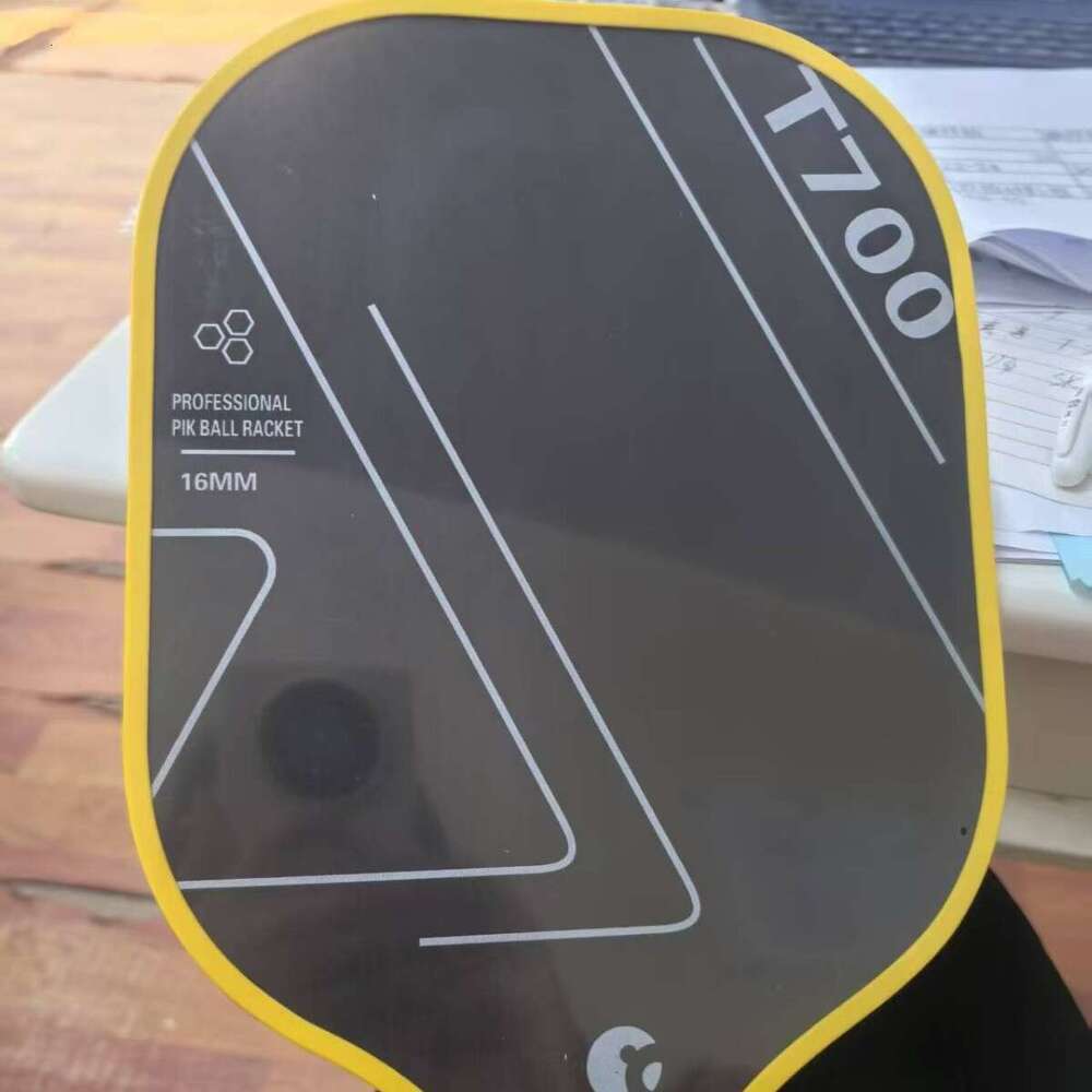 T700 Carbon Fiber Pickleball Paddle, Polymer Honeycomb Core 16mm, Textured Surface, Gradient TPU Edge Guard