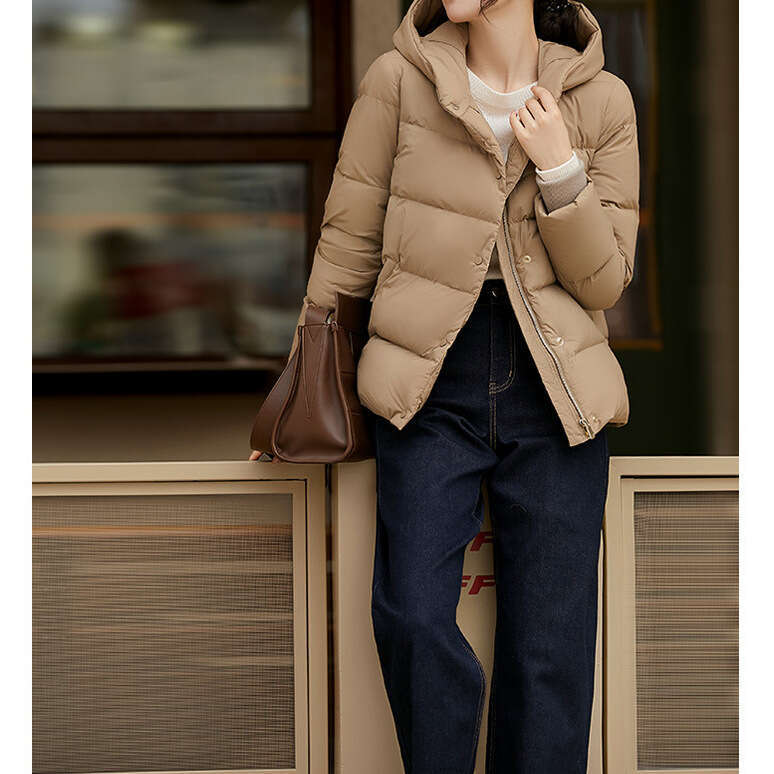 Soft As A Puff 95% White For Women High-End Women's Short Style Pinghu Clothing Winter Goose Down Jacket B5