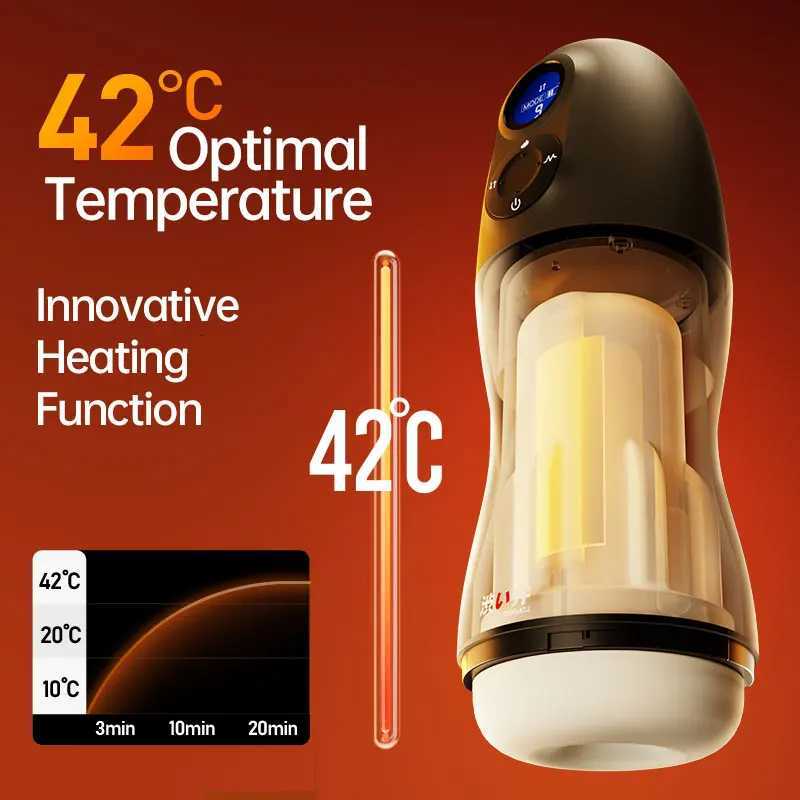 DRYWELL Smart Sex Robot for Men Vacuum Oral Sex Sucking Automatic Male Masturbator Heating and Moaning Adult Goods for MenXJ250905