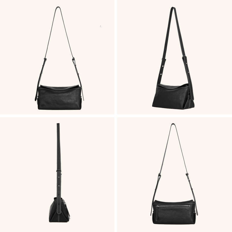 First Layer Cowhide New Genuine Women's Vegetable Tanned Leather Shoulder Crossbody Handheld Small Square Bag