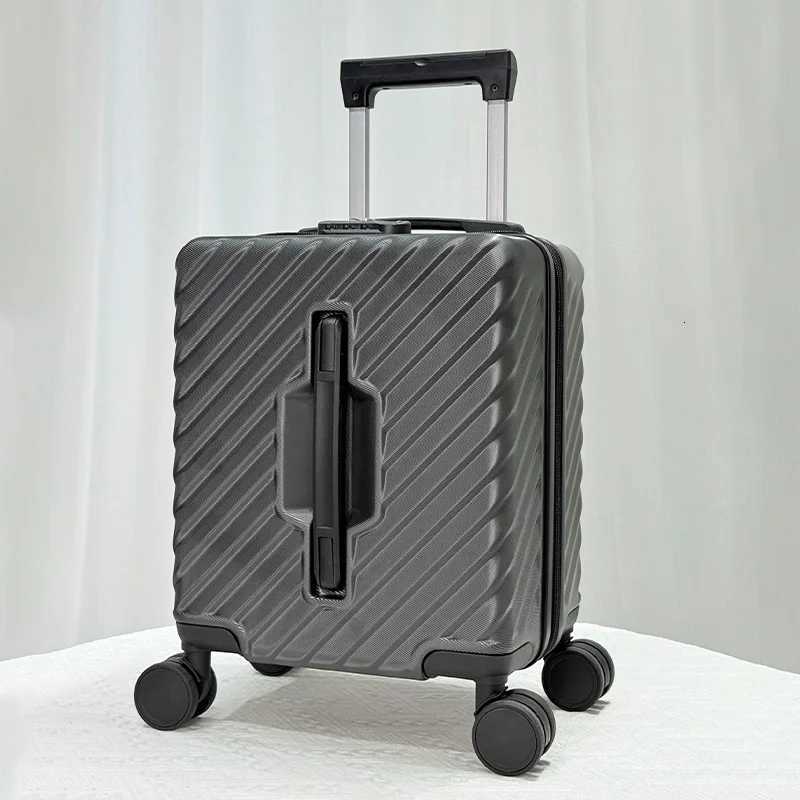 14Inch Luggage Small Carrying Case with Handle Combination Lock Light Tone Universal Wheel Travel Trolley Case Z250905