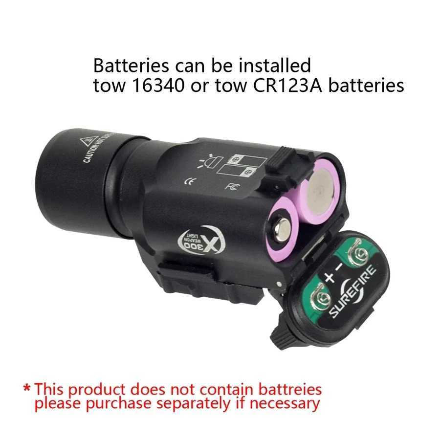 Tactical XC1 X300 Ultra Weapon LED Light Hunting Pistol Scout Flashlight for Airsoft Glock 17 19 Gun Lamp AccessoriesXJ250905