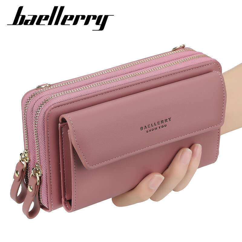 New Women's Crossbody Korean Style Ins Fashion Versatile Exquisite High-end Multi-card Slot Shoulder Phone Bag