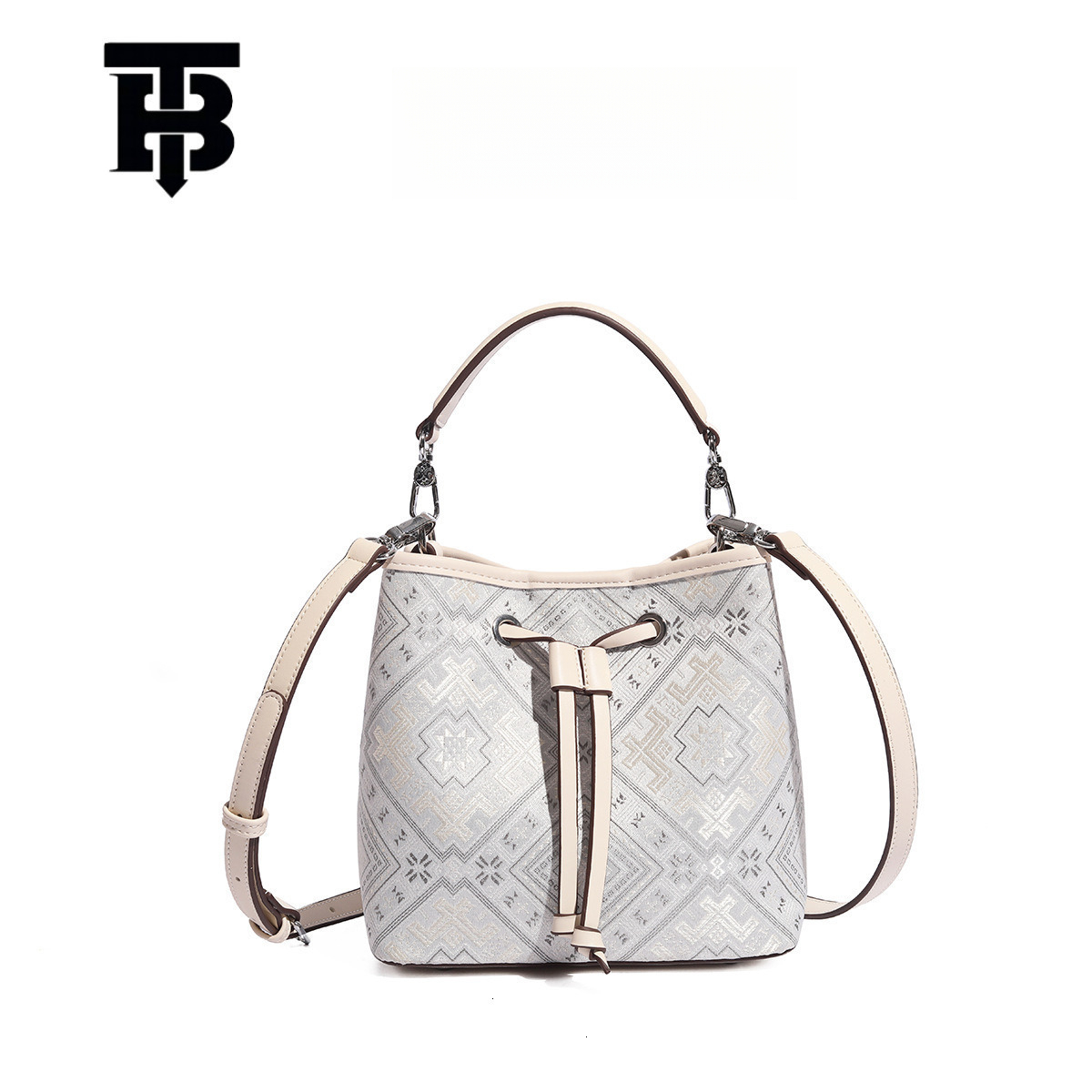 TB BHULAMTE Designer Bag High-end Ethnic Style Brocade Embroidery Handheld Bucket Bag For Women 2025 New Vintage Luxury Bag Single Shoulder Bag Versat