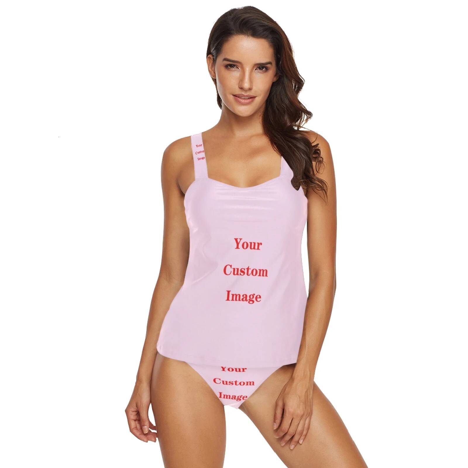 New Summer Woman Bikini Ladies Custom Printing Sexy Bikinis Padded Swimwear Swimsuit Beachwear Set