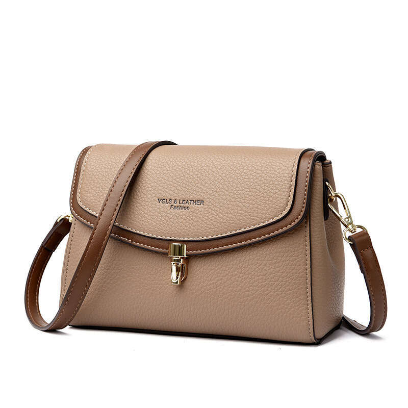 2025 New Fashion Small Crossbody Spring Summer Soft Leather Shoulder Women's Bag with Lock Design